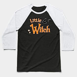 Little Witch Halloween Baseball T-Shirt